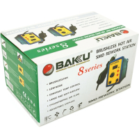 Soldering station Bakku BK-858 digital display, hairdryer (138*100*150) (BK 858)