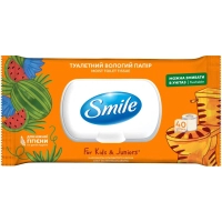 Toilet paper Smile Classic For Kids & Juniors Moist 40 pcs. (4823071668827)