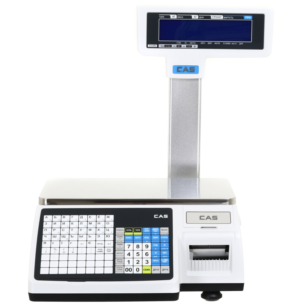 Ваги торгівельні CAS CL-5200-P со стойкой (CL-5200-P)