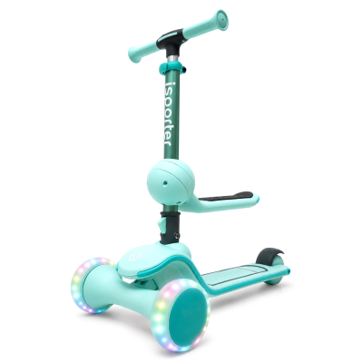 Самокат iSporter EVO 2в1 з сидінням зелений (M2_Green)