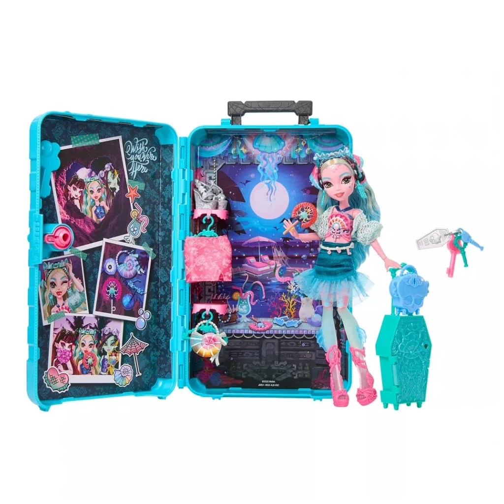 Лялька Monster High Набір-сюрприз Кошмарні канікули Жахо-секрети Лагуни (JDR51)