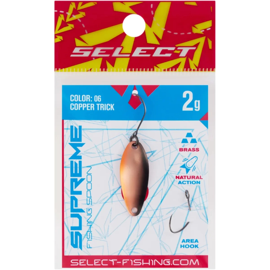 Блешня Select Supreme 2.0g 27mm 06 Copper Trick (1870.80.42) Блешня Select Supreme 2.0g 27mm 06 Copper Trick (1870.80.42)