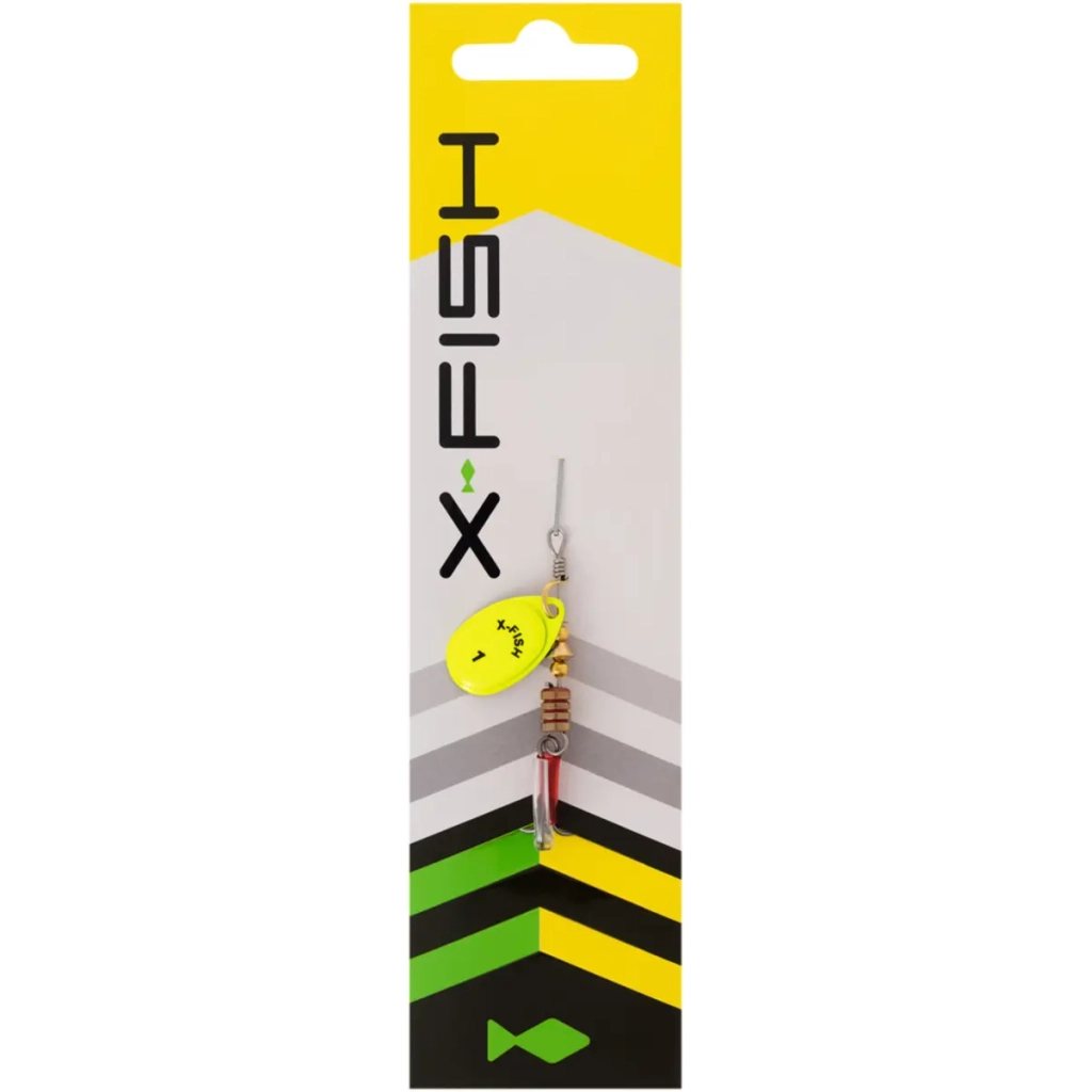 Блешня X-Fish Stark 2.5g 1 Nikel UV lime (1917.07.37) Блешня X-Fish Stark 2.5g 1 Nikel UV lime (1917.07.37)