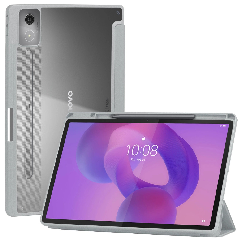 Чохол до планшета BeCover Soft Edge TPU Lenovo Idea Tab Pro 12.7" Gray (715556)