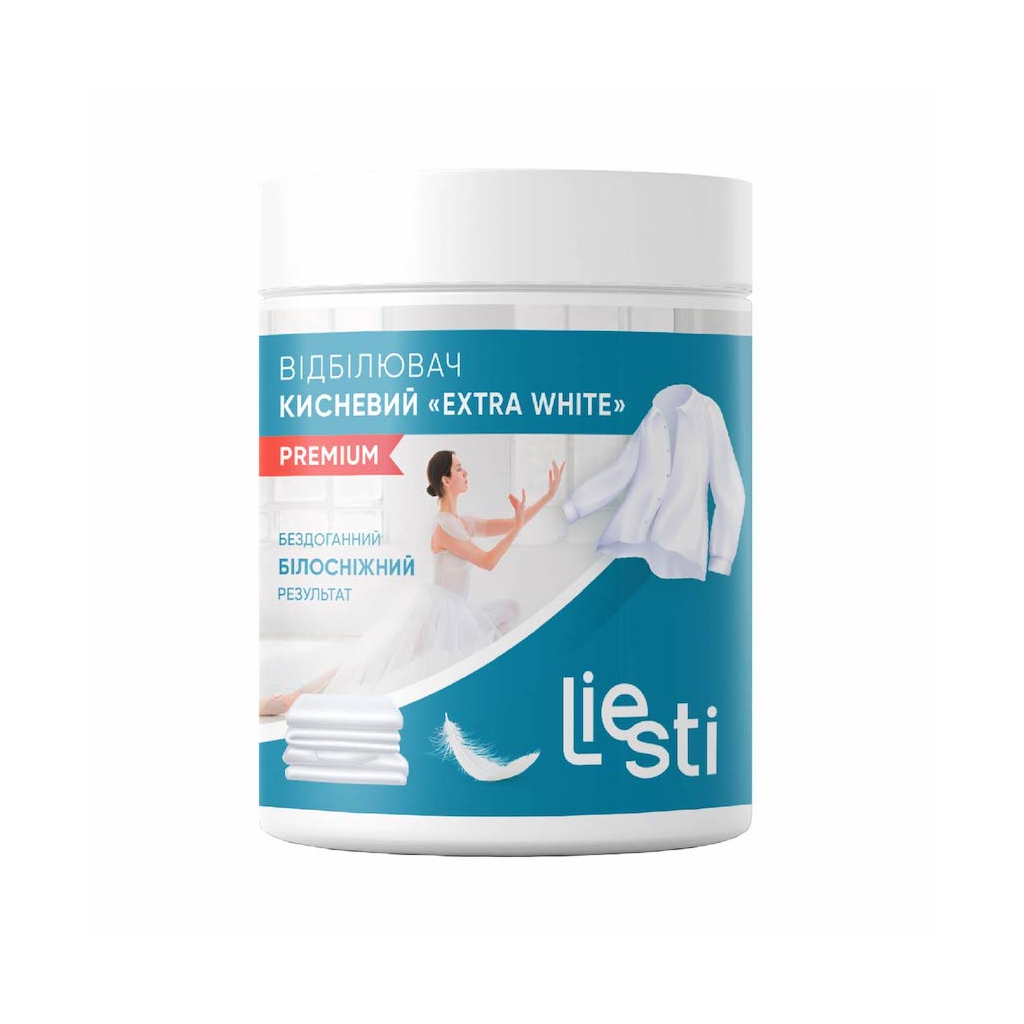 Відбілювач Liesti Extra White Кисневий 500 г (4820271000112) Відбілювач Liesti Extra White Кисневий 500 г (4820271000112)