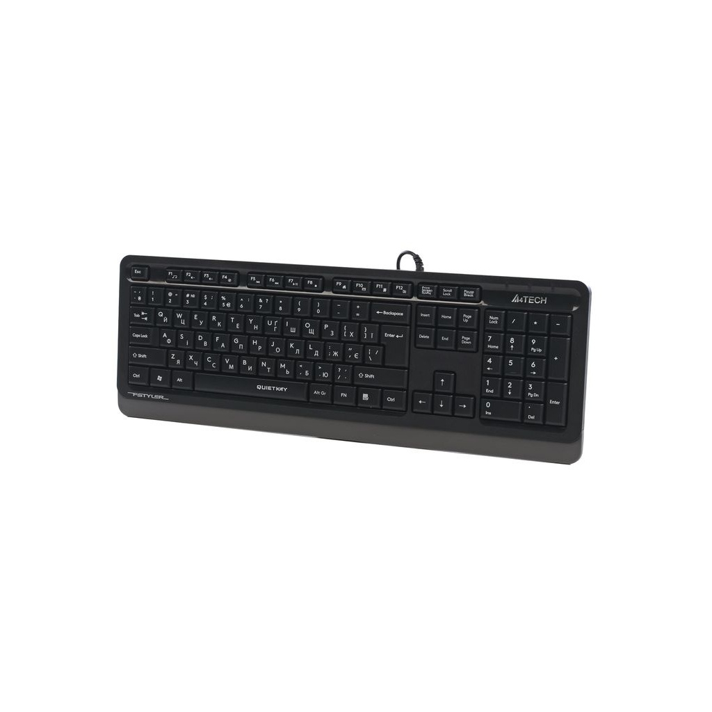 Клавіатура A4Tech FK10Q USB UA Grey (4711421003452)