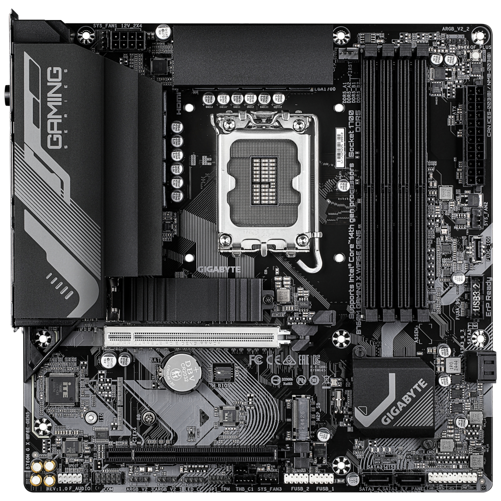 Материнська плата GIGABYTE B760M GAMING X WIFI6E GEN5 (B760M G X WF6E GEN5)
