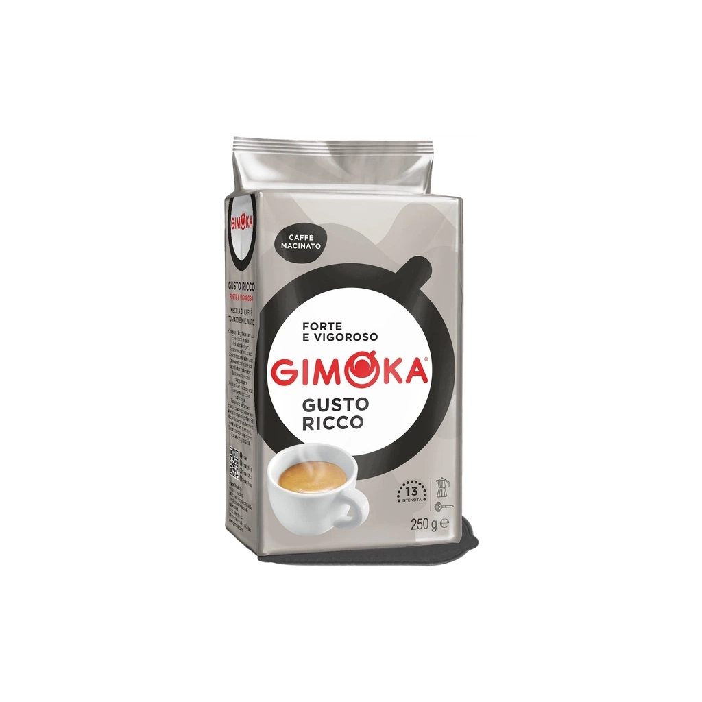 Кава Gimoka Gusto Ricco мелена 250 г (8003012000183) Кава Gimoka Gusto Ricco мелена 250 г (8003012000183)