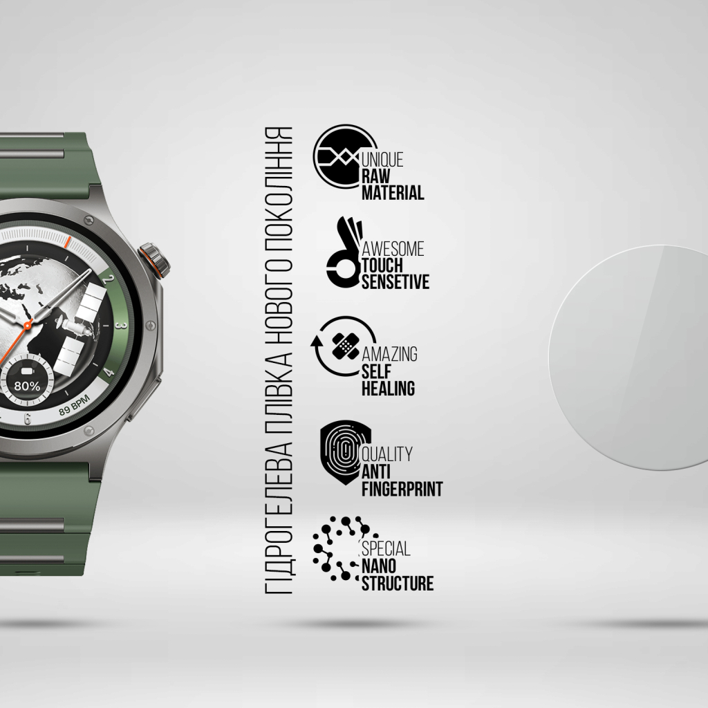 Плівка захисна Armorstandart hydrogel OnePlus Watch 4 6 pcs (ARM94027)