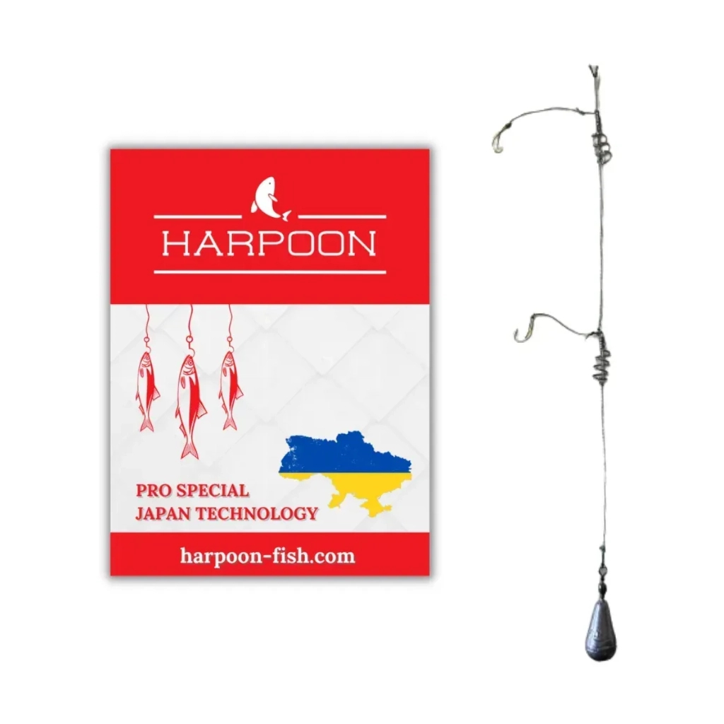 Монтаж Harpoon Вбивця Карася нержавійка No.2 2 пружини 30г AJI DOUSKI GOLD (2700000033517) Монтаж Harpoon Вбивця Карася нержавійка No.2 2 пружини 30г AJI DOUSKI GOLD (2700000033517)