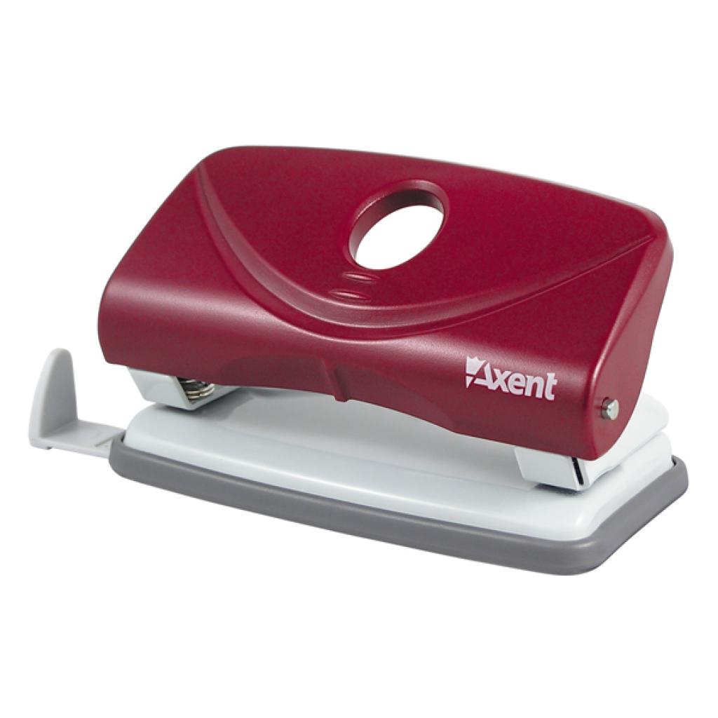 Діркопробивач Axent Welle-2 plastic, 10sheets, red (3810-06-А) Діркопробивач Axent Welle-2 plastic, 10sheets, red (3810-06-А)