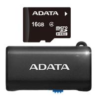 Карта пам'яті ADATA 16GB microSDHC Class 4 (AUSDH16GCL4-ROTGMBK)