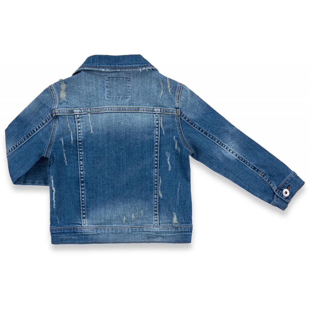 Куртка дитяча Breeze джинсова укорочена (OZ-18801-152G-blue)