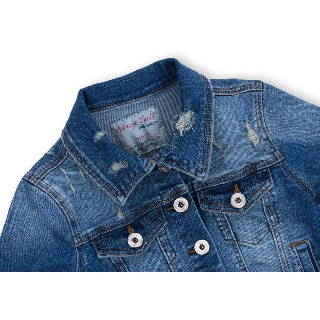 Куртка дитяча Breeze джинсова укорочена (OZ-18801-152G-blue)