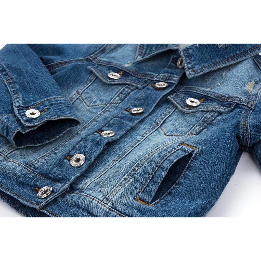 Куртка дитяча Breeze джинсова укорочена (OZ-18801-152G-blue)
