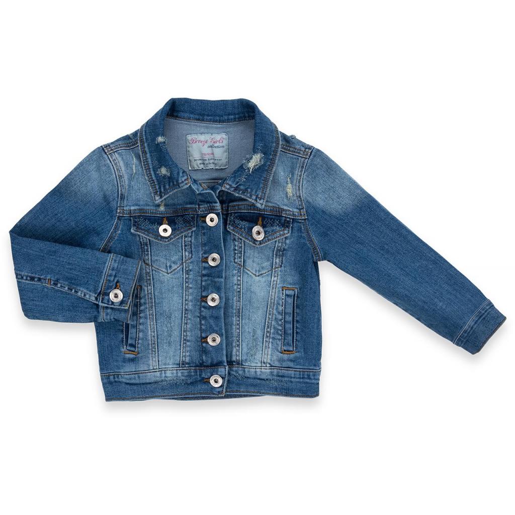 Куртка дитяча Breeze джинсова укорочена (OZ-18801-152G-blue)
