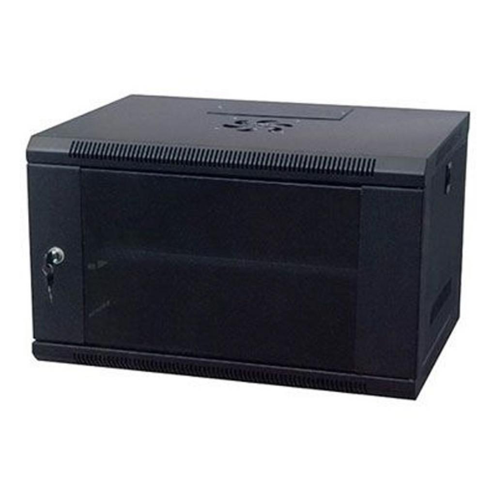 Шафа настінна Kingda 9U 19" 600x600 RAL9004 (KD-007-6609) Шафа настінна Kingda 9U 19" 600x600 RAL9004 (KD-007-6609)
