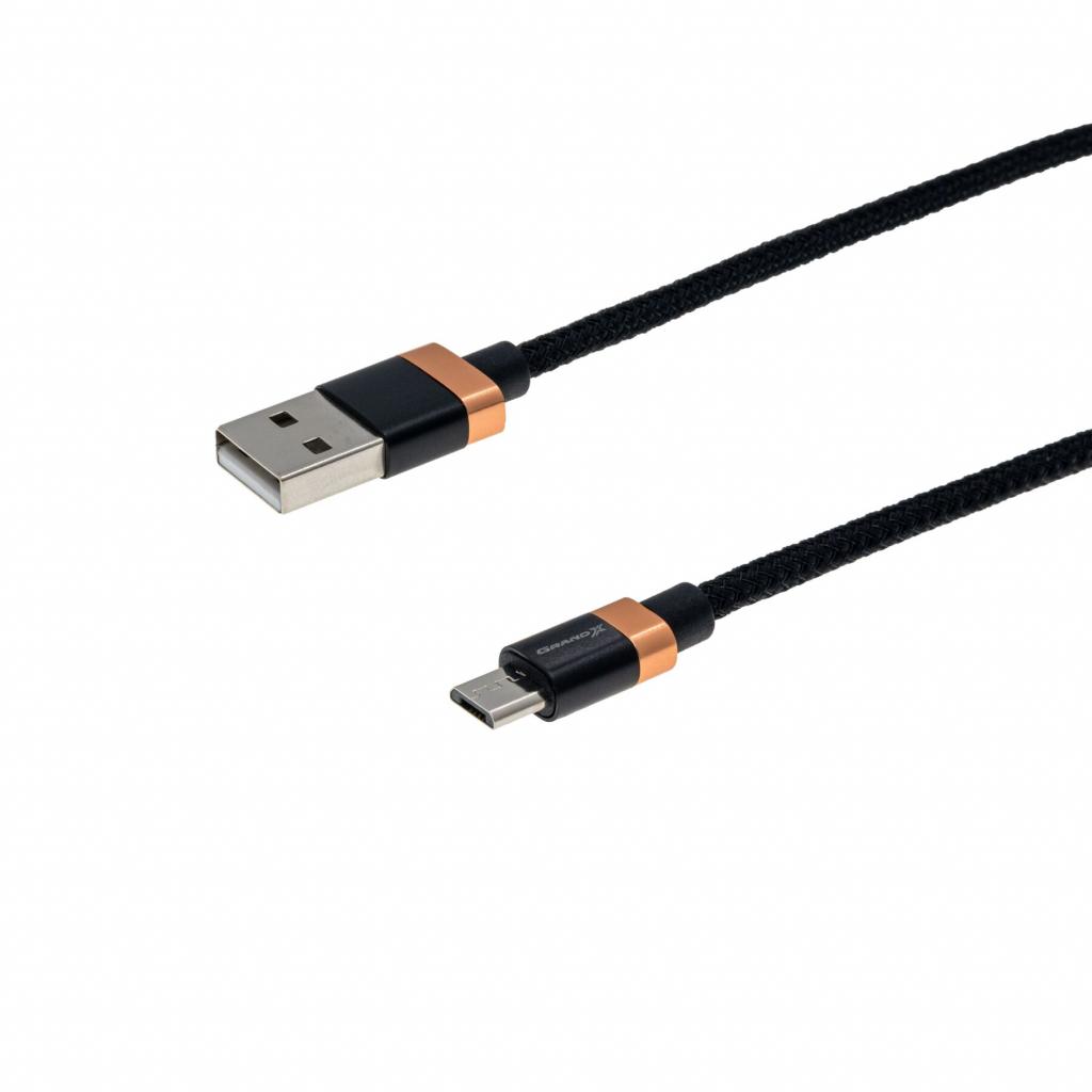 Дата кабель USB 2.0 AM to Micro 5P 1.0m Grand-X (FM07CB) Дата кабель USB 2.0 AM to Micro 5P 1.0m Grand-X (FM07CB)