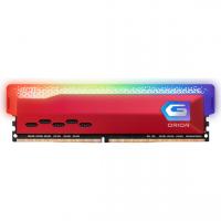 Модуль пам'яті для комп'ютера DDR4 8GB 3200 MHz Orion RGB Racing Red Geil (GOSR48GB3200C16BSC)