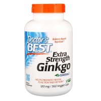 Doctor's Best Herbs Super Strong Ginkgo Extract 120mg, Profile Proven, 360 Gel (DRB-00273)