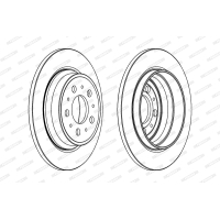 Гальмівний диск FERODO DDF1079C