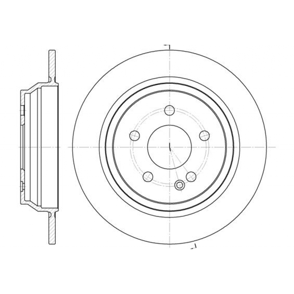 Гальмівний диск REMSA 6678.00 Гальмівний диск REMSA 6678.00