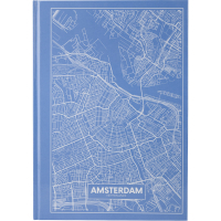 Канцелярська книга Axent Maps Amsterdam А4 в твердій обкладинці 96 аркушів в клітинку (8422-507-A)