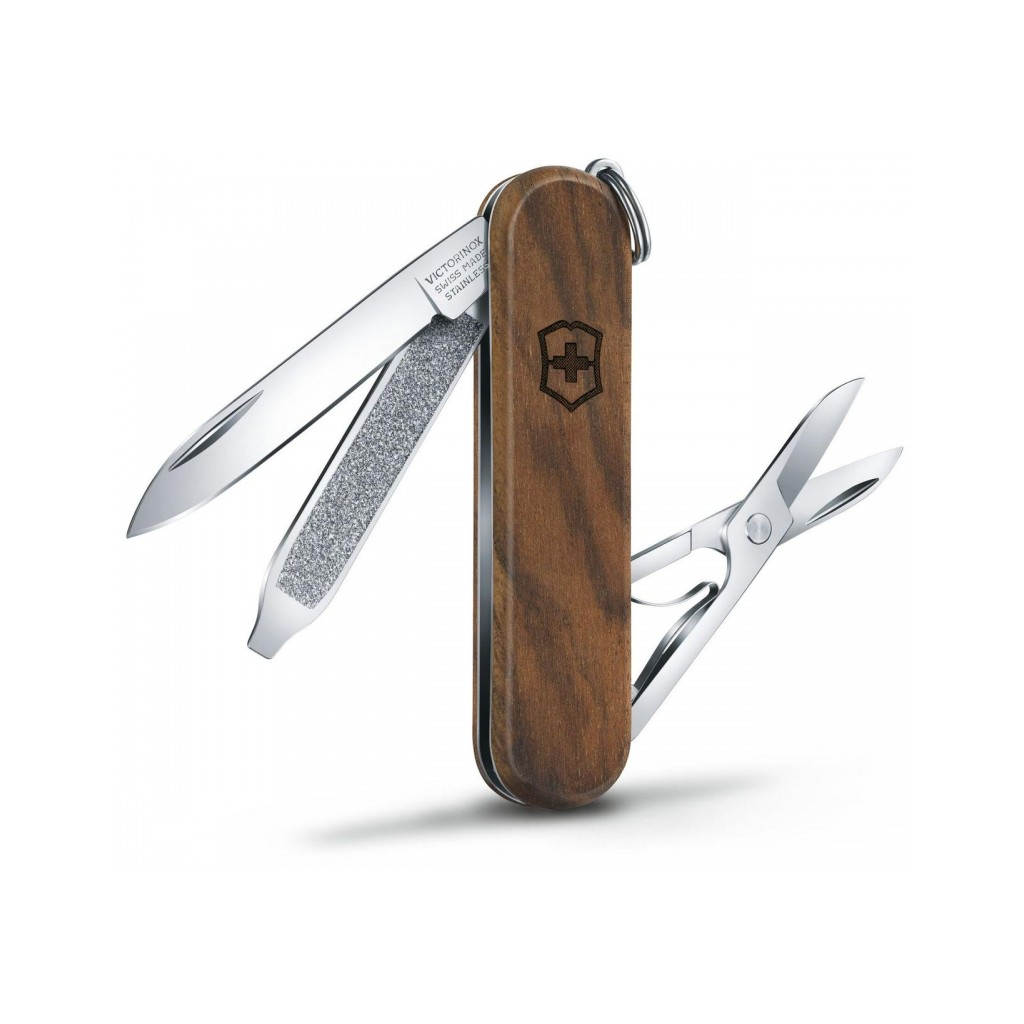Ніж Victorinox Classic SD Wood Blister (0.6221.63B1) Ніж Victorinox Classic SD Wood Blister (0.6221.63B1)