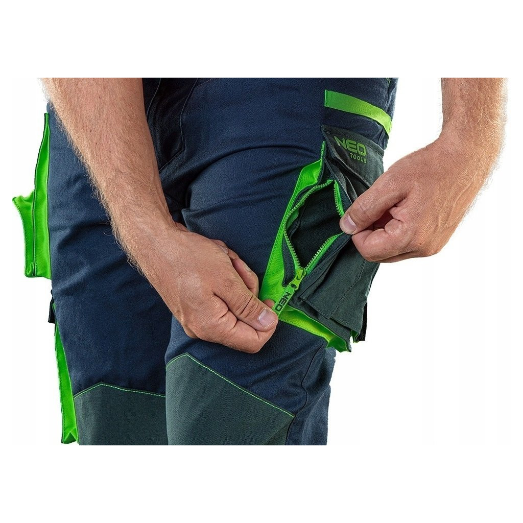 Штани робочі Neo Tools Premium, розмір XL (54), 270 г/м2, еластан з посиленою ткани (81-226-XL)