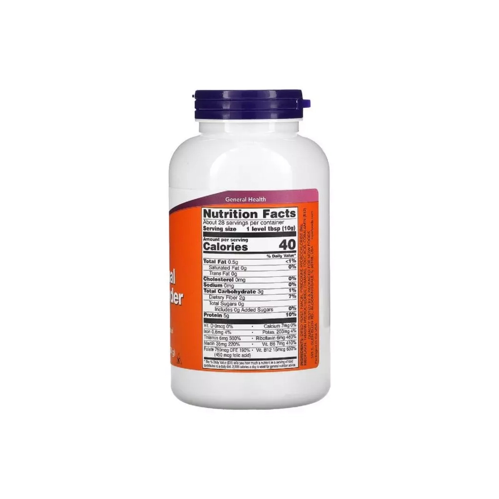 Трави Now Foods Сухі харчові дріжджі, Nutritional Yeast Powder, 284 гр (NOW-02460)