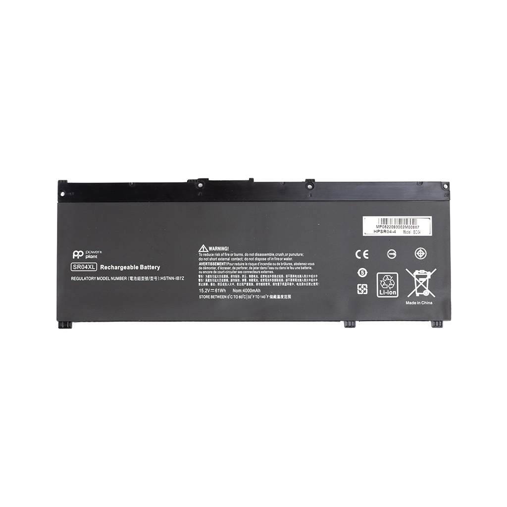 Акумулятор до ноутбука HP HPSR04-4 15.2V 4000mAh PowerPlant (NB461943) Акумулятор до ноутбука HP HPSR04-4 15.2V 4000mAh PowerPlant (NB461943)
