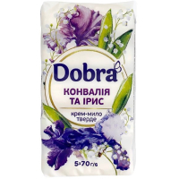 Dobra solid soap Lily of the valley and iris 5 x 70 g (4820195509197)