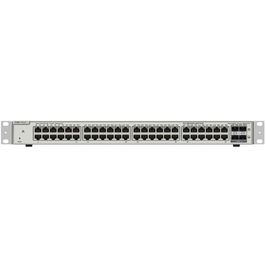 Комутатор мережевий Ruijie Networks RG-NBS5200-48GT4XS Комутатор мережевий Ruijie Networks RG-NBS5200-48GT4XS