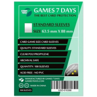 Протектор для карт Games 7 Days 63,5 х 88 мм, Card Game, 100 шт (STANDART) (GSD-016388)