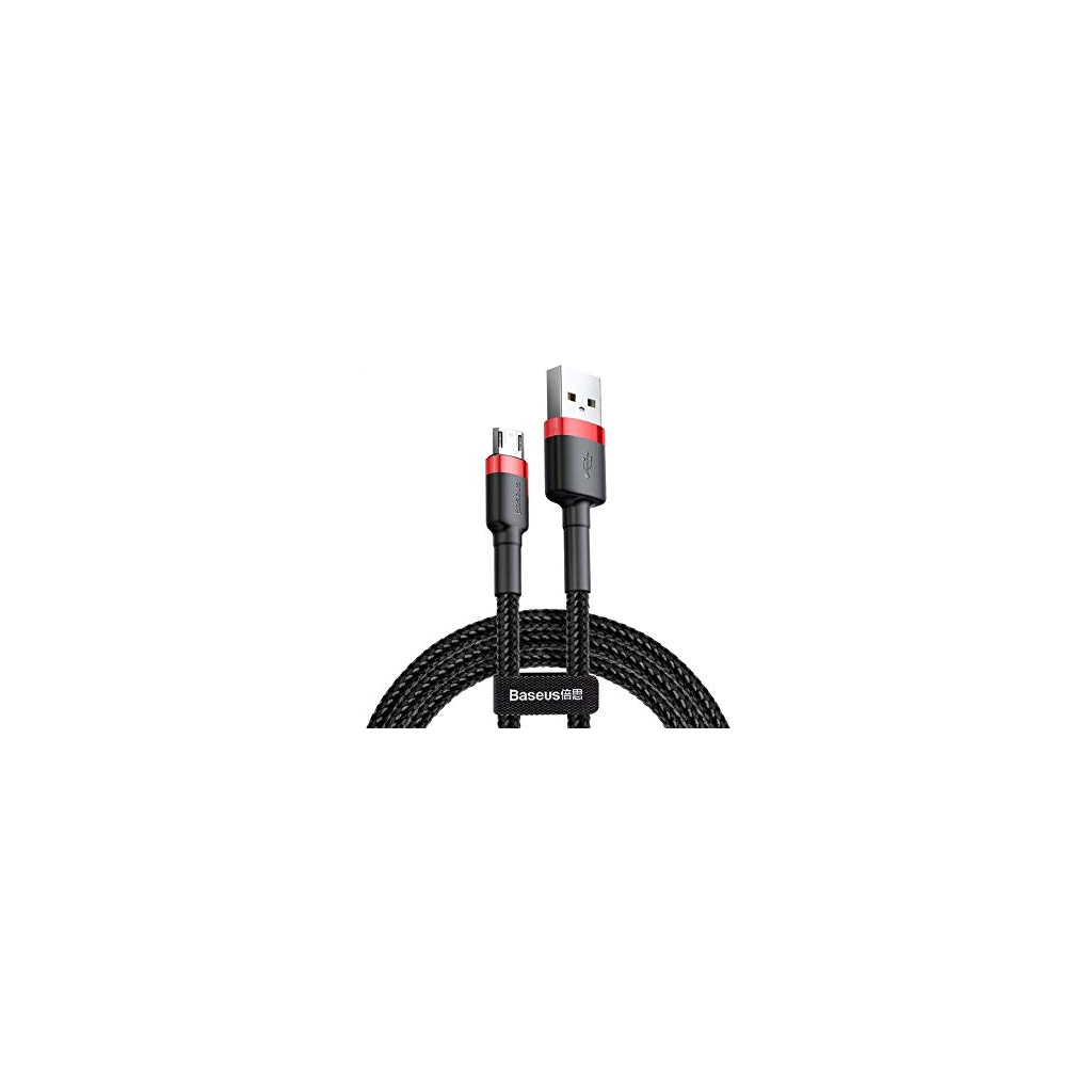 Дата кабель USB 2.0 AM to Micro 5P 2.0m CAMKLF 1.5A black-red Baseus (CAMKLF-C91) Дата кабель USB 2.0 AM to Micro 5P 2.0m CAMKLF 1.5A black-red Baseus (CAMKLF-C91)