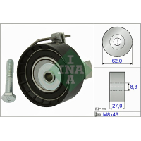Belt tensioner roller INA 531 0813 10