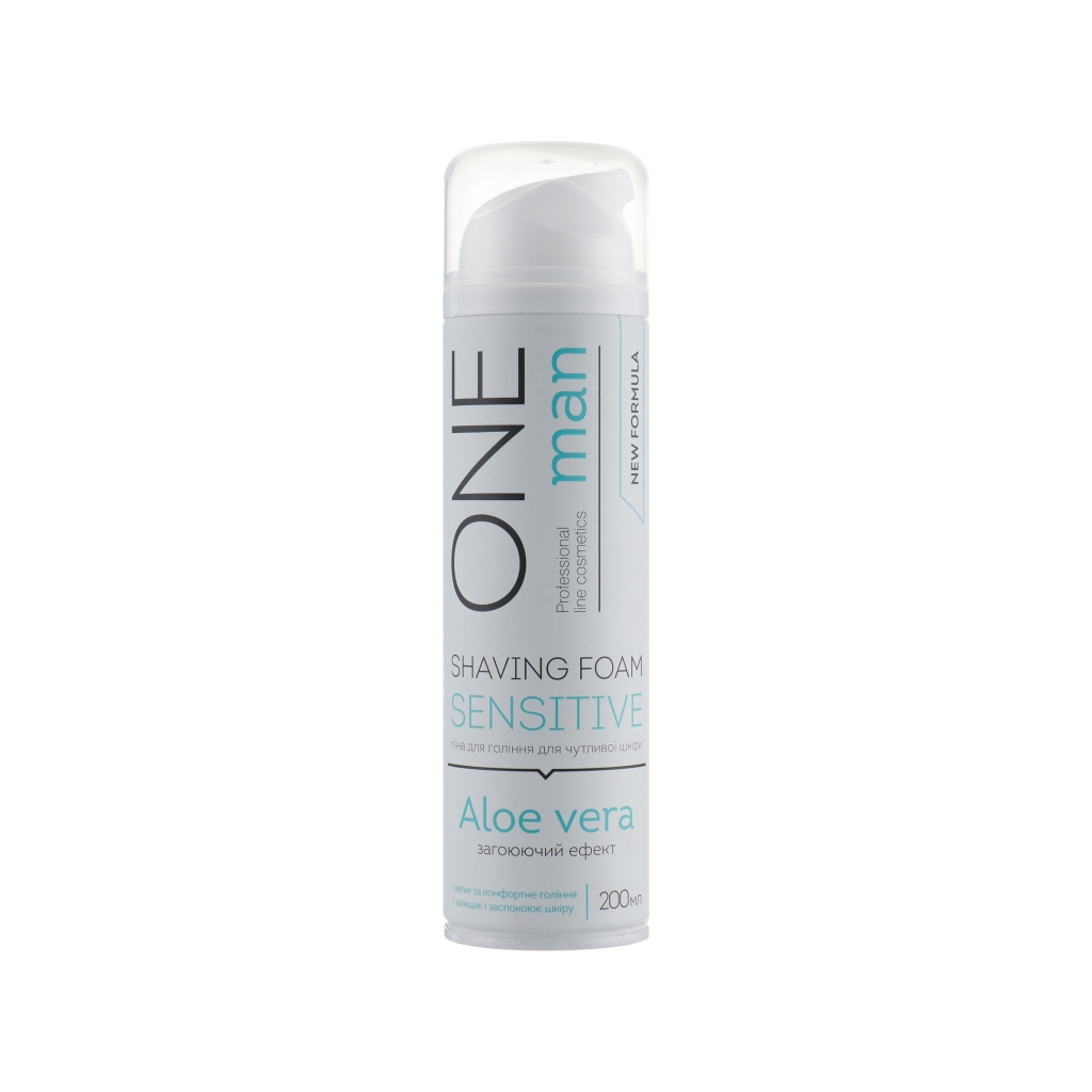 Піна для гоління Iceberg Group One Man Aloe Vera Sensitive 200 мл (4820172070870)