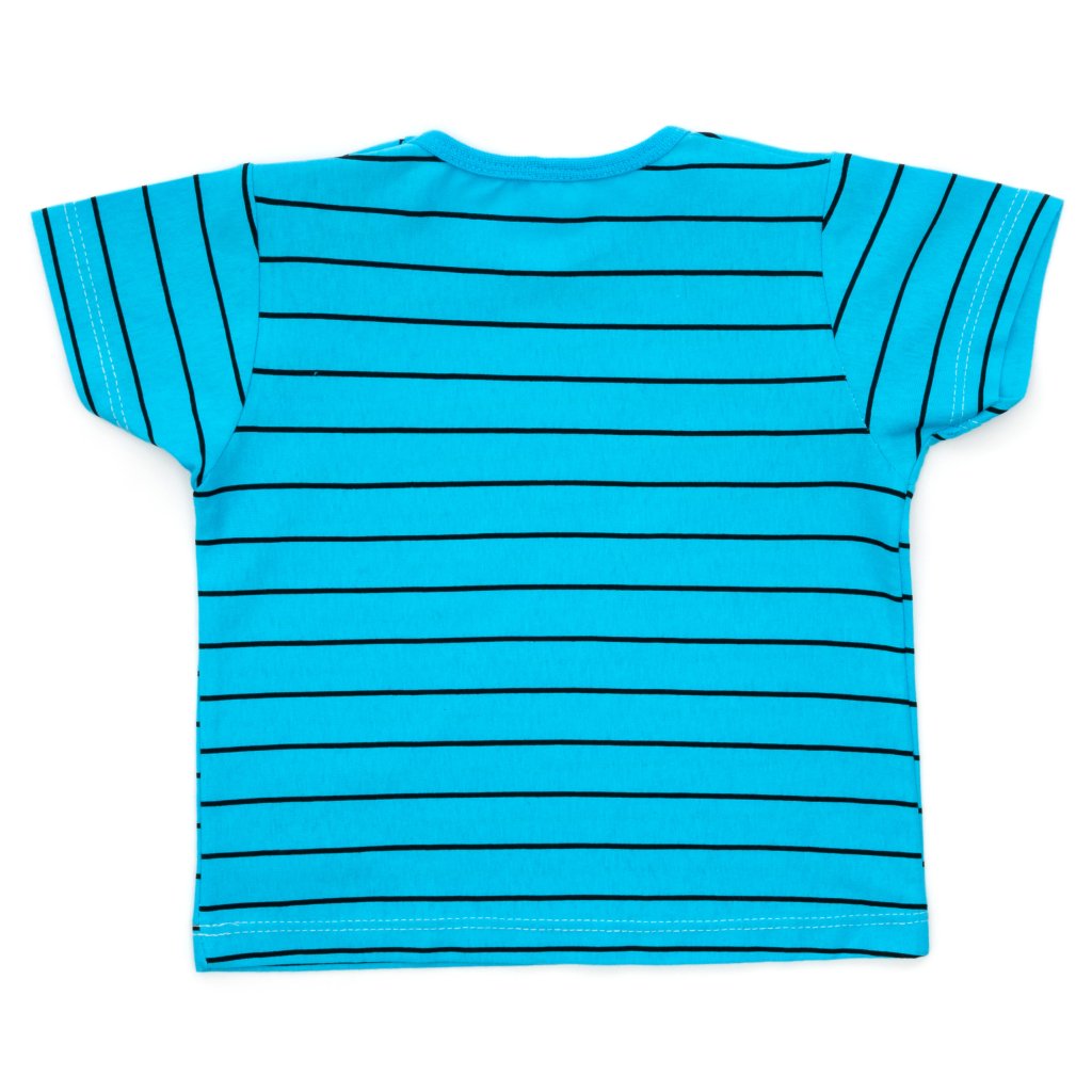 Футболка дитяча Breeze у смужку (791-80-blue)