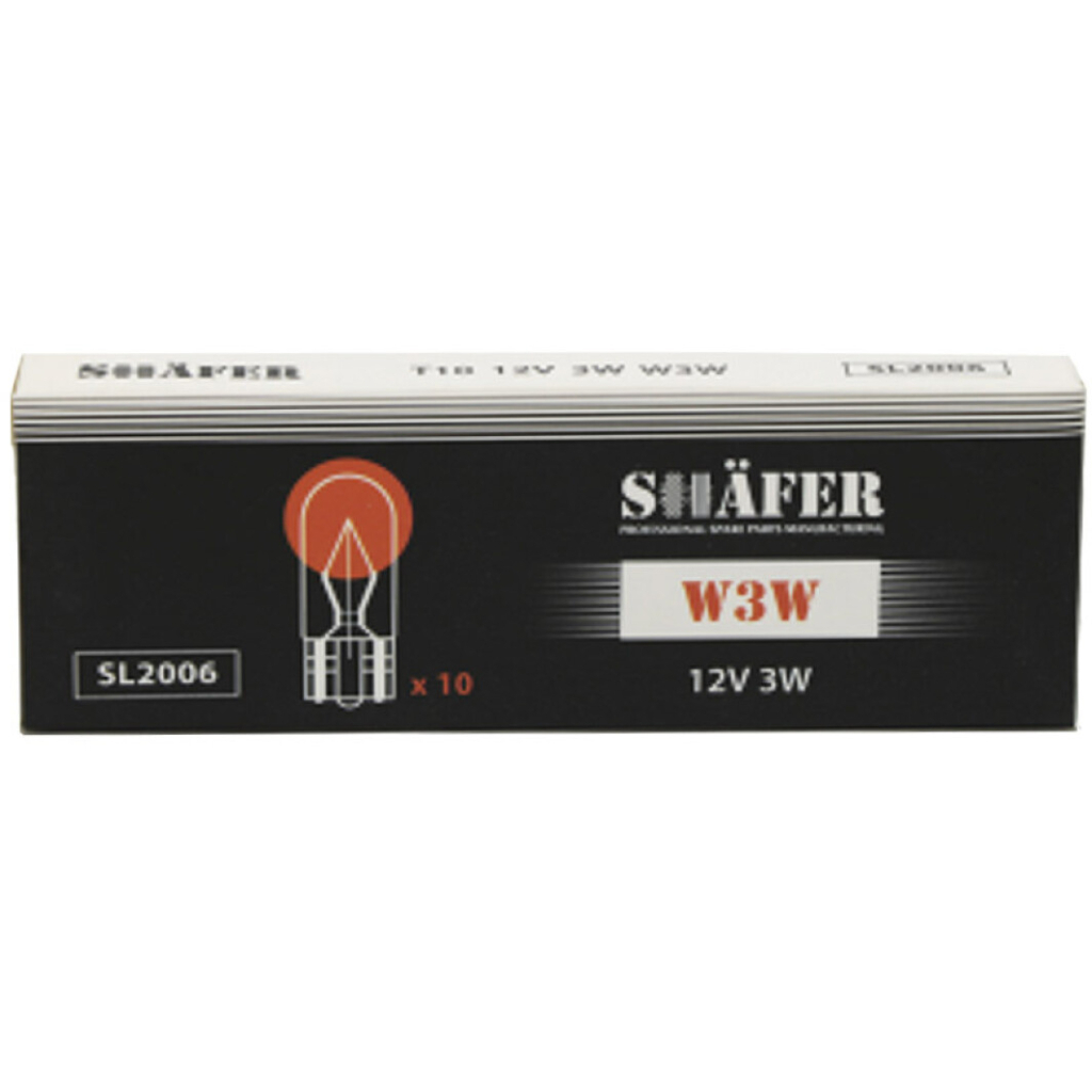 Автолампа SHAFER 12V3WW3W (SL2006)