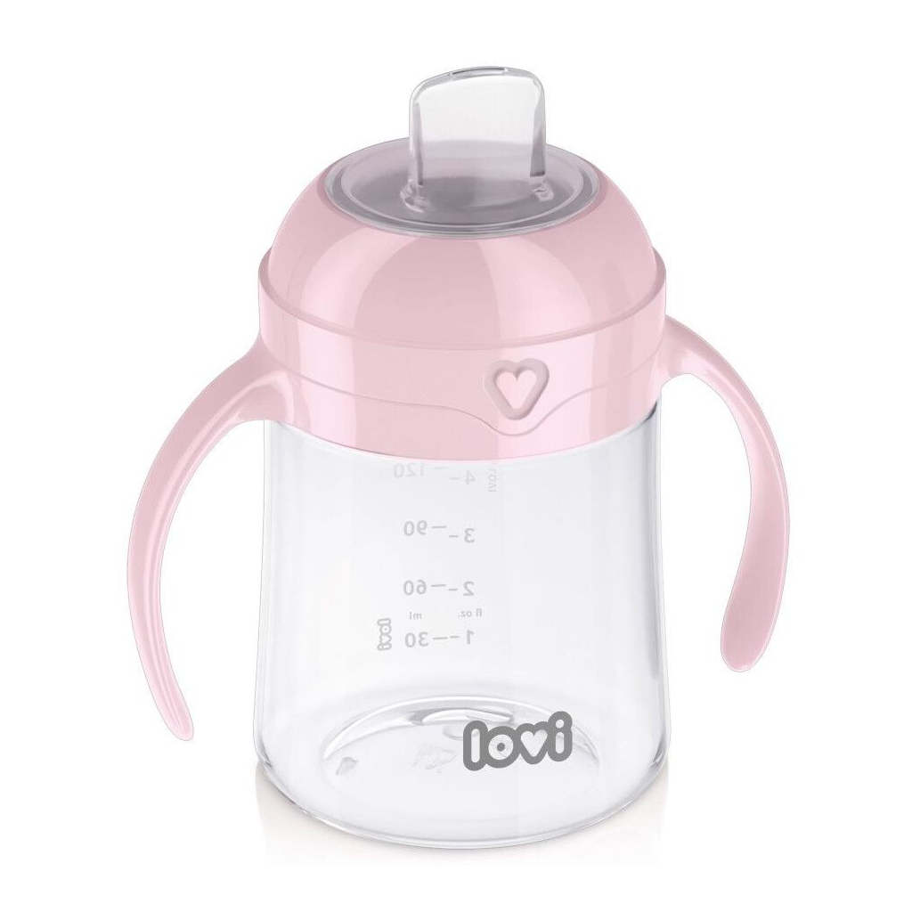 Поїльник-непроливайка Lovi 150 мл - рожева (35/353)