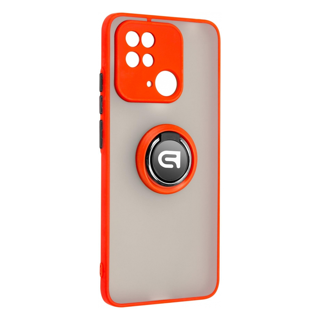 Чохол до мобільного телефона Armorstandart Frosted Matte Ring Xiaomi Redmi 10C Red (ARM68369) Чохол до мобільного телефона Armorstandart Frosted Matte Ring Xiaomi Redmi 10C Red (ARM68369)