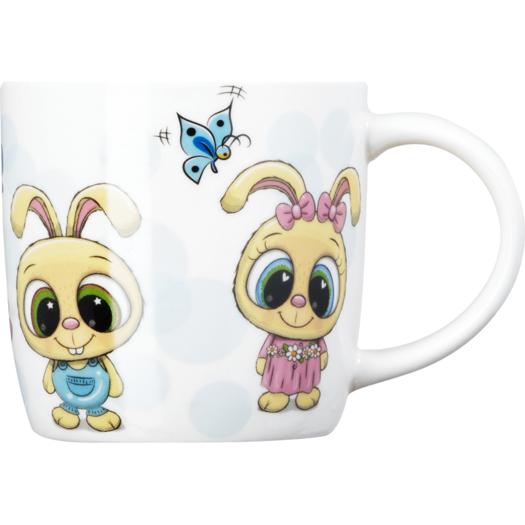 Комплект посуду Ardesto Bunnies порцеляна 3 предмети (AR3456BS)
