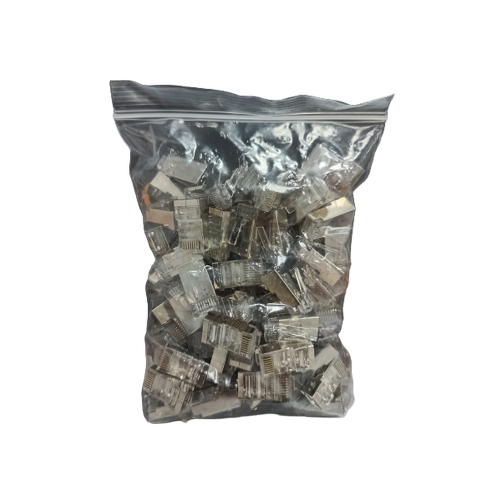Конектор RJ45 cat.5e UTP 8P8C * 100 GEAR (GC-UTPC5E8P8CRJ45-100) Конектор RJ45 cat.5e UTP 8P8C * 100 GEAR (GC-UTPC5E8P8CRJ45-100)