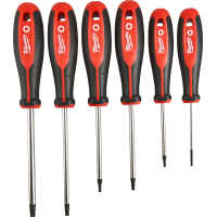 A set of Milwaukee magnetic screwdrivers with a three-sided handle TORX 6 pcs) (4932471809)