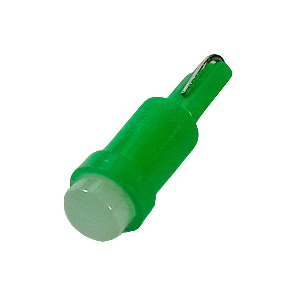 Автолампа Zollex LED T5 12V Green WG20104 Автолампа Zollex LED T5 12V Green WG20104
