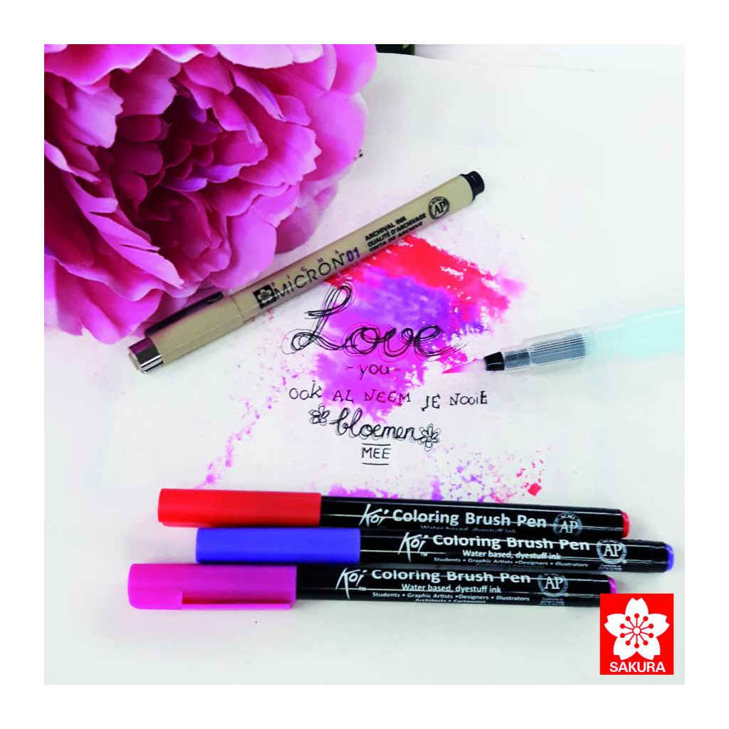 Художній маркер KOI набір Coloring Brush Pen, 48 кольорів (084511391796)