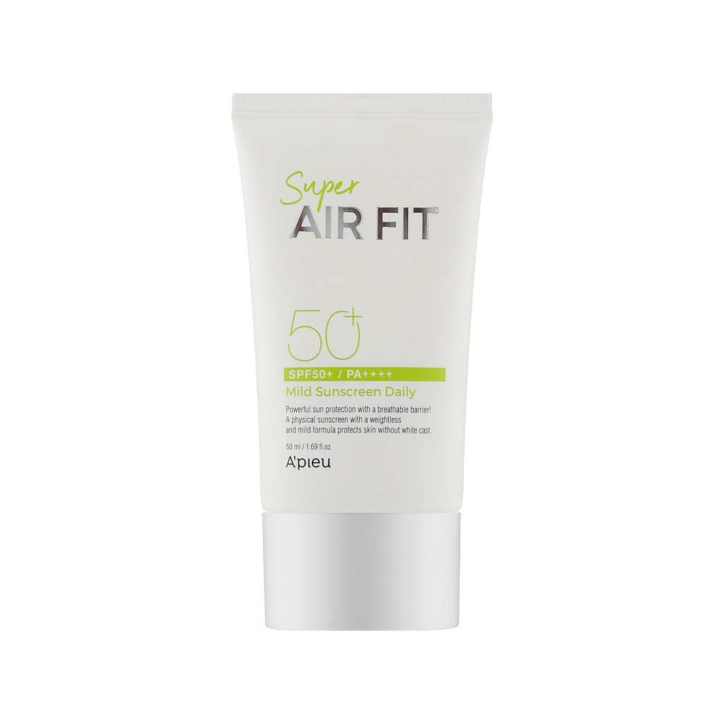 Засіб від засмаги A'pieu Super Air Fit Mild Sunscreen Daily SPF50+ PA++++ 50 мл (8809643530521)
