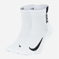 Socks Nike U NK MLTPLIER ANKLE 2PR SX7556-100 42-46 2 pairs White (194275663036)