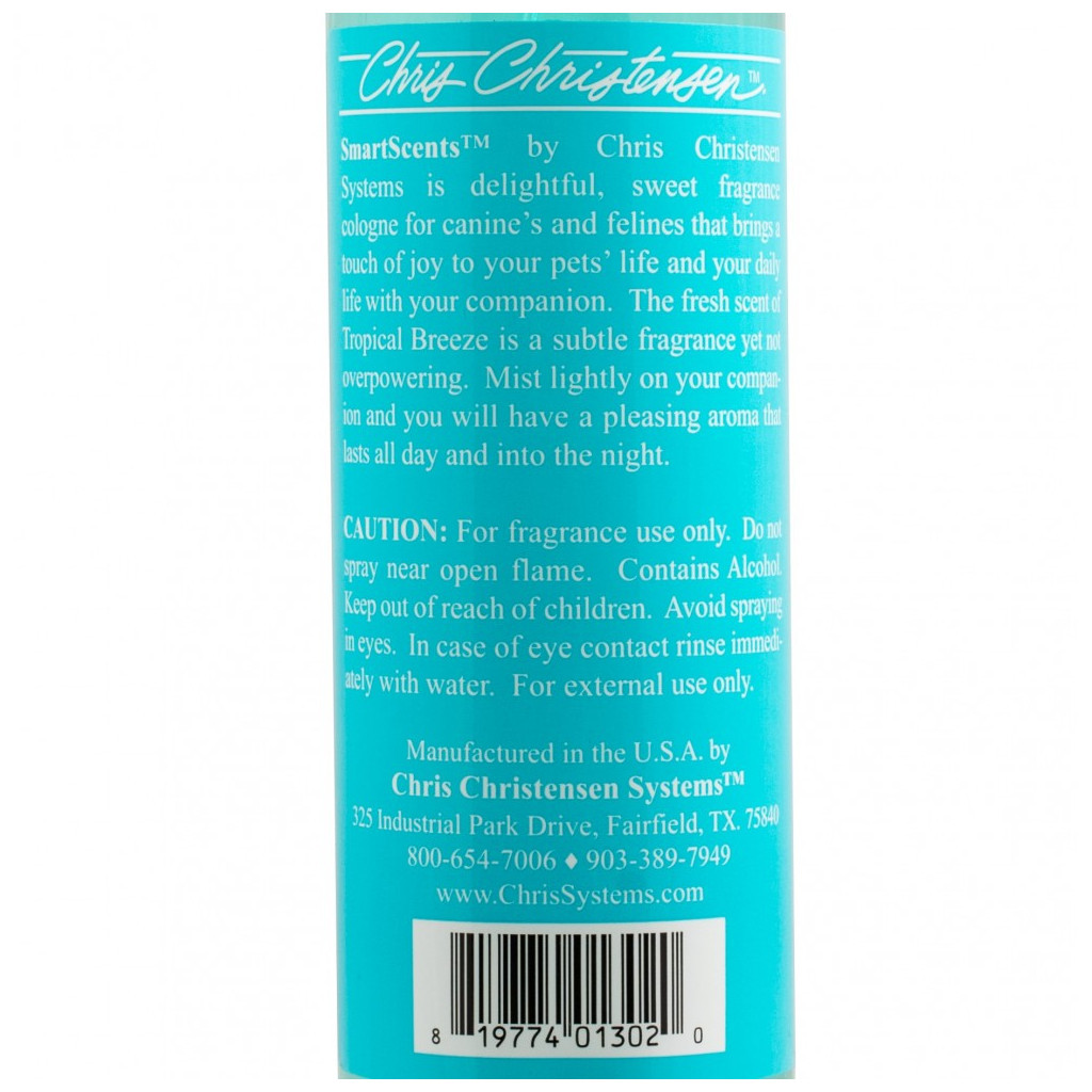 Парфуми для тварин Chris Christensen Smart Scents Tropical Breeze 473 мл (819774013020)