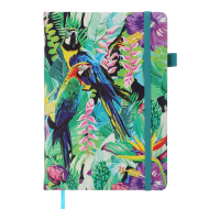 Notebook Buromax EXOTIC A5 96 sheets cell, turquoise (BM.295124-06)